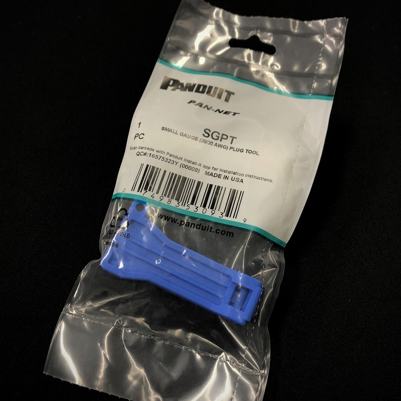 PANDUIT 細径RJ-45用 モジュラープラグ成端補助工具 cat6/cat5e兼用