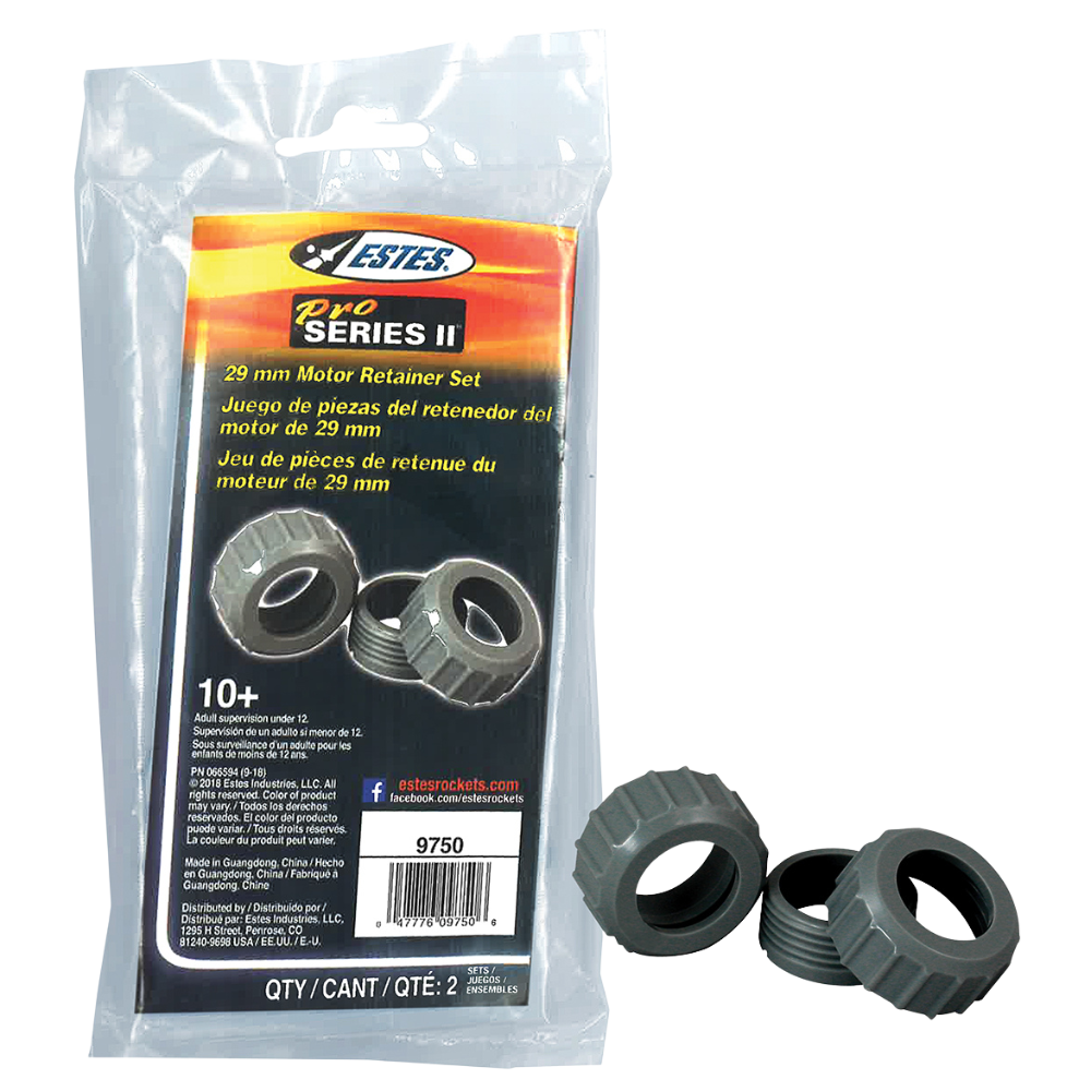 Pro Series II™ 29 mm Motor Retainer Set | Model Rocket Parts