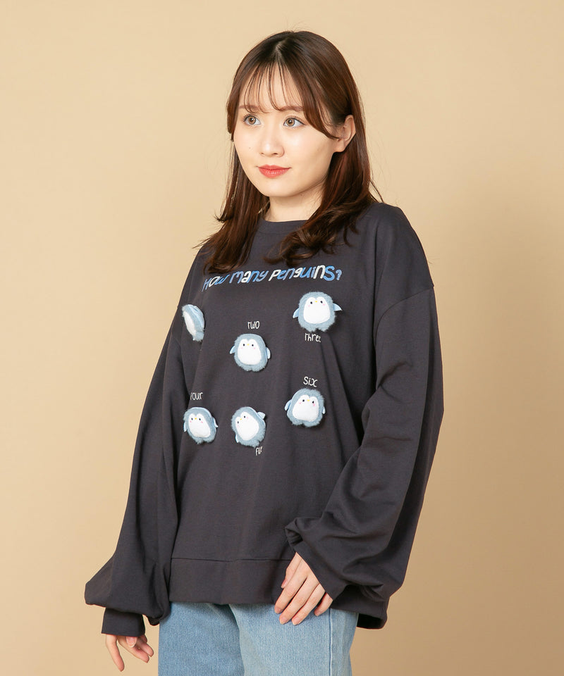 クマ ペンギン まみれ Tシャツ レディース un LIVERY ライブリー