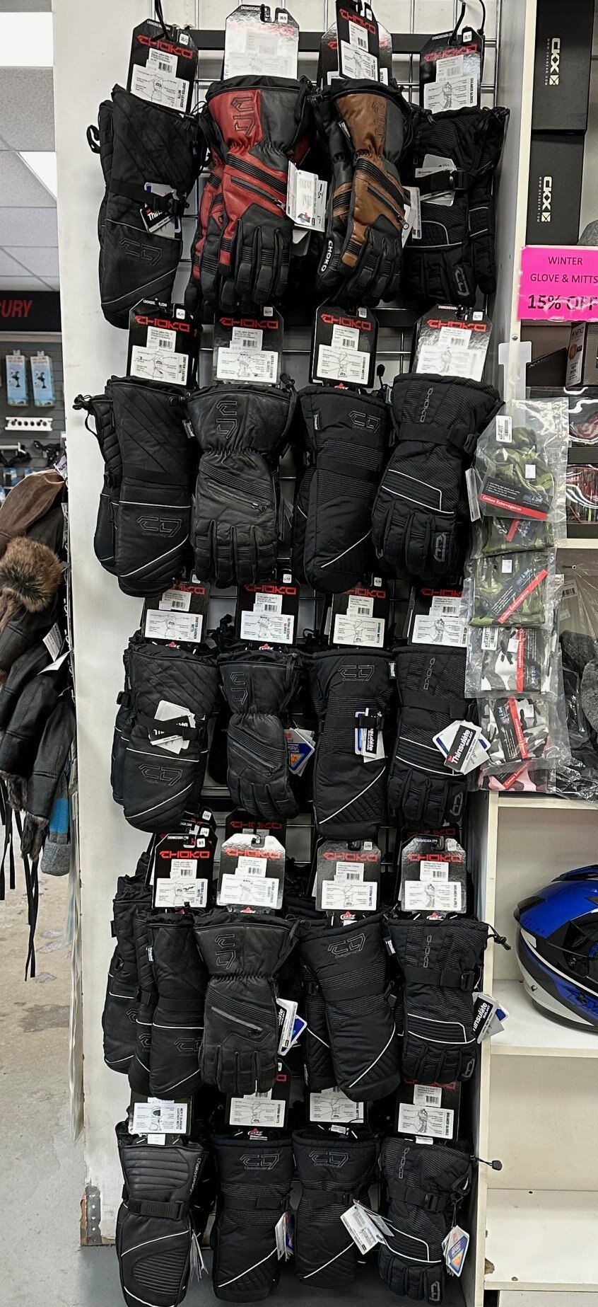 CHOKO BREAKER SNOWMOBILE GLOVES S TO XXL BLACK | 225604-00 | Home