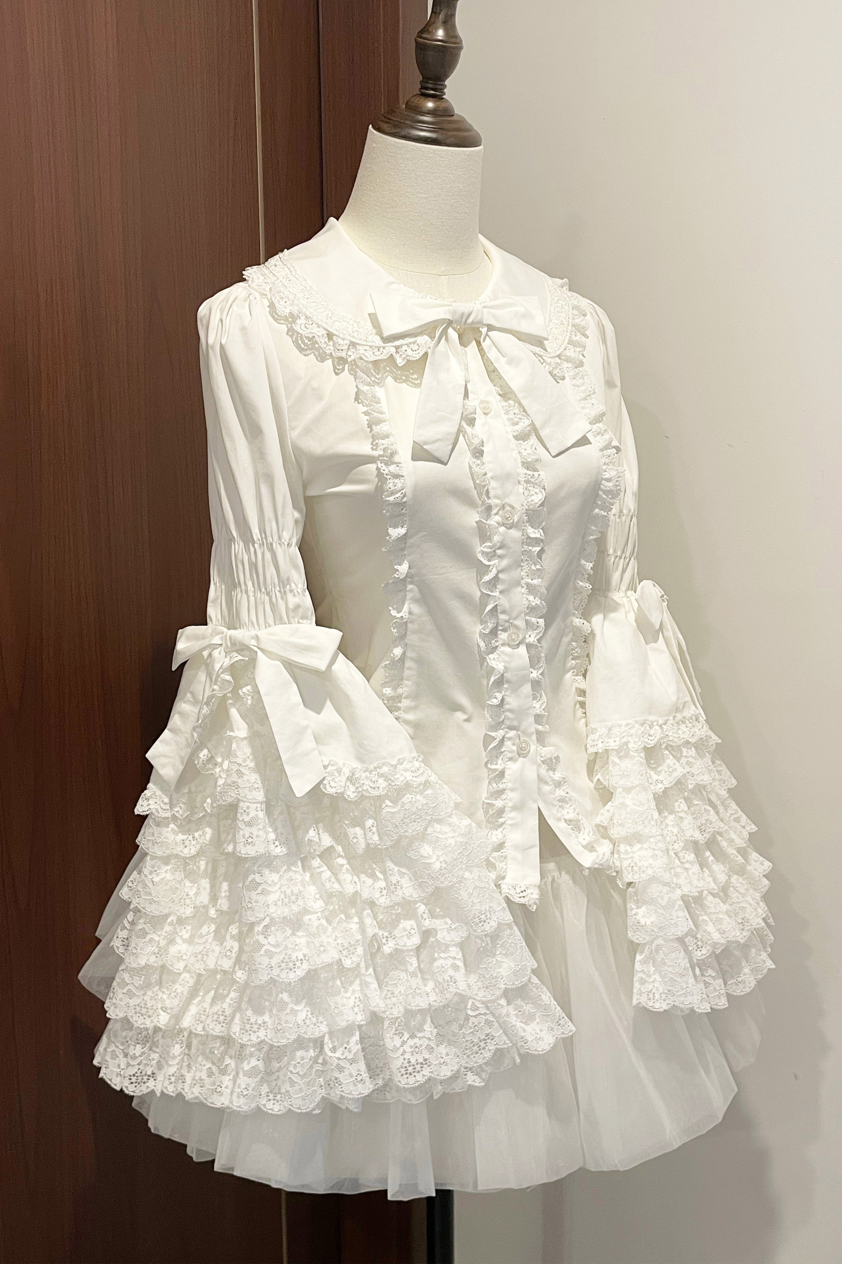 丸襟姫袖ブラウス【Dream Lolita】 – Epetice