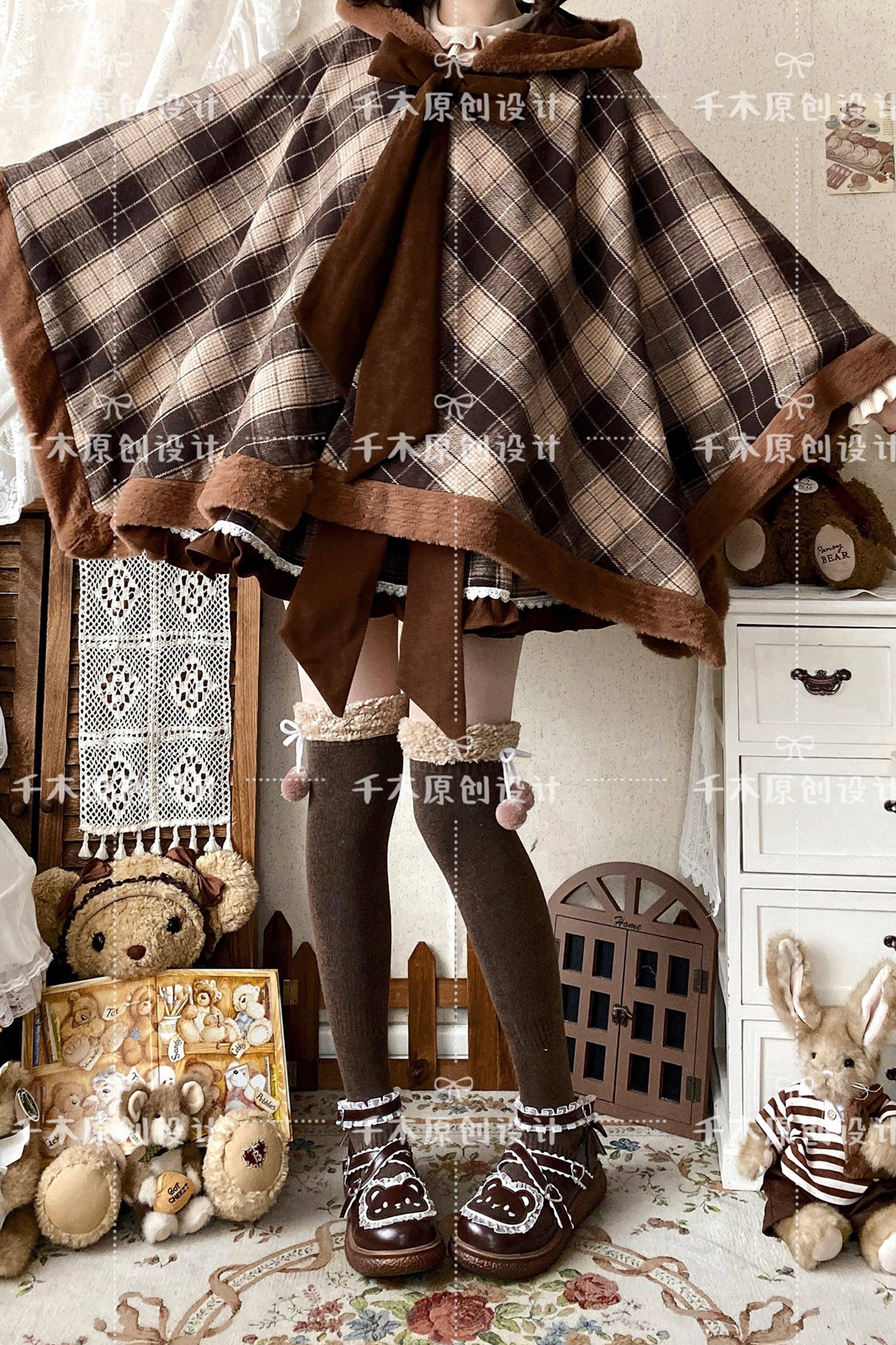 Caramel Cocoa ロングマント【千木】 – Epetice