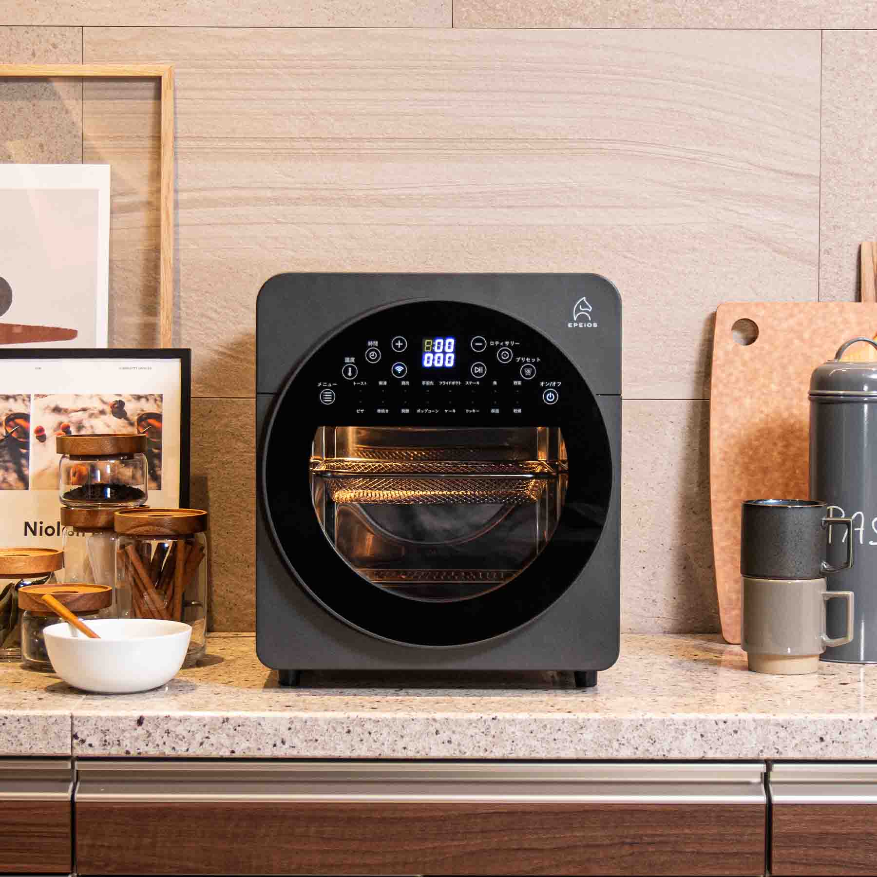 ⼈気ノンフライオーブンに調理アシストIOTを実装！スマホで各種調整も