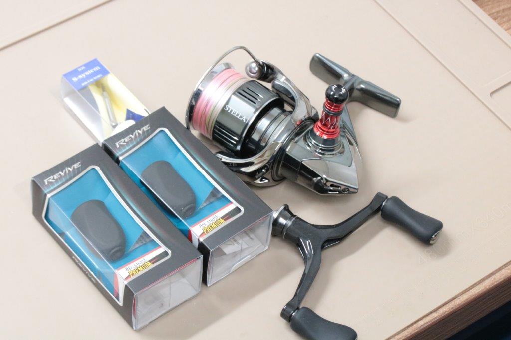 22ステラC2000S改造依頼（1）23ヴァンキッシュのダブルハンドル取付