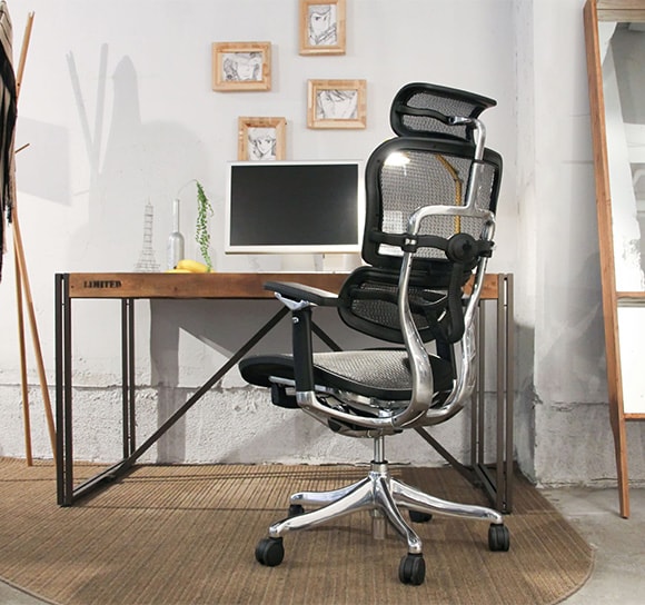 エルゴヒューマン プロ / オットマン内蔵型 / ヘッドレスト有り