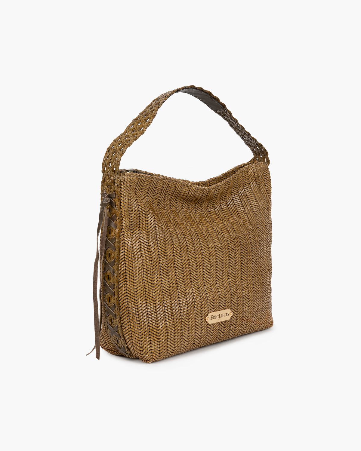 Kumiko Shoulder Bag I Woven Vegan Leather | Eric Javits