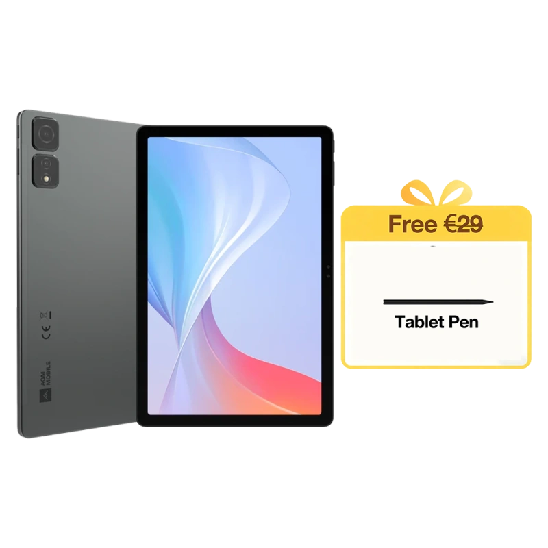 AGM PAD T2 | 500 Nits Brightness｜11″FHD+｜256GB｜MTK G91