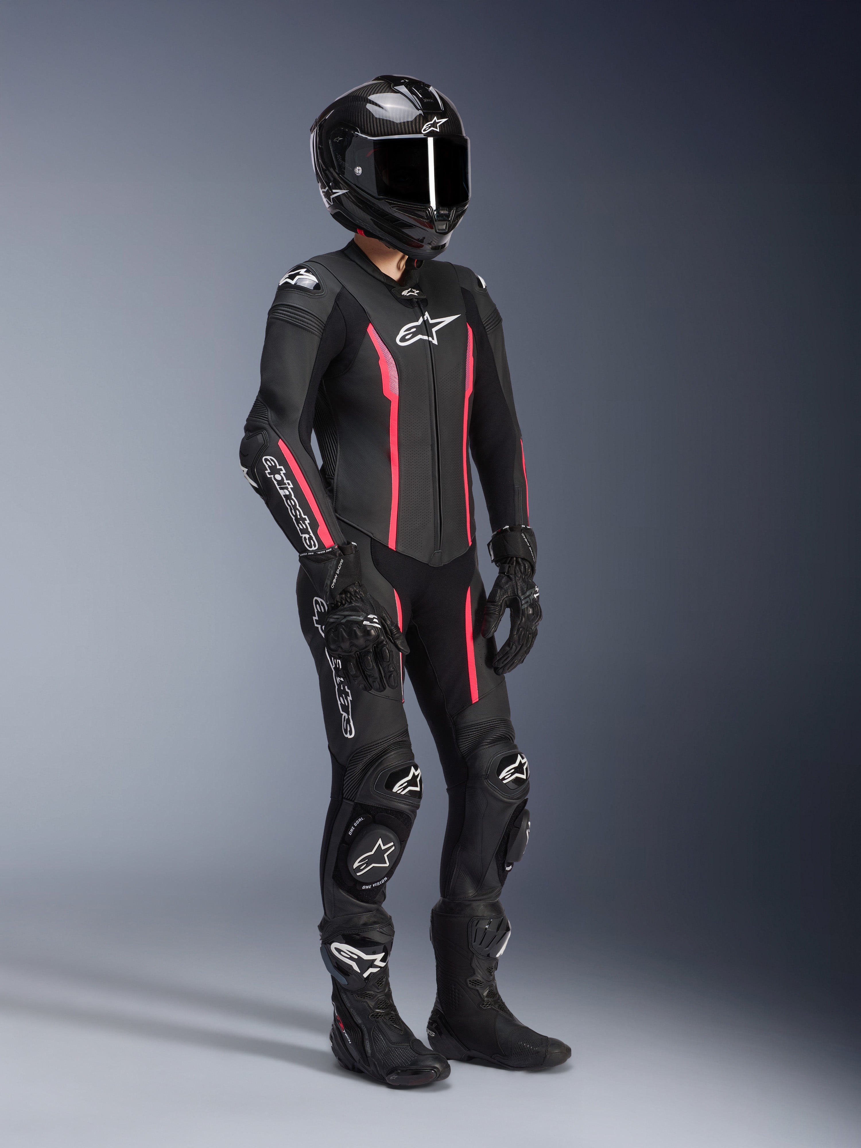 Stella Missile V2 1-Piece - Black Motorcycle Suit | Alpinestars®