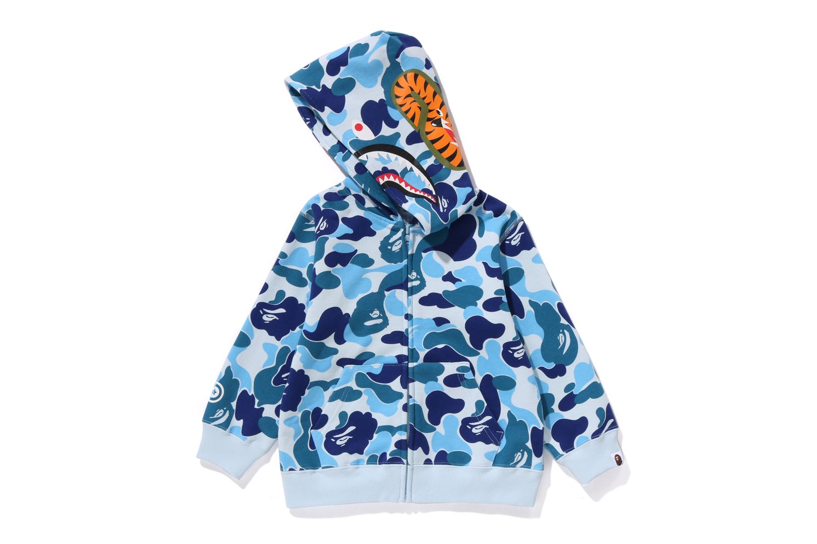 ABC CAMO SHARK ZIP HOODIE KIDS – eu.bape.com