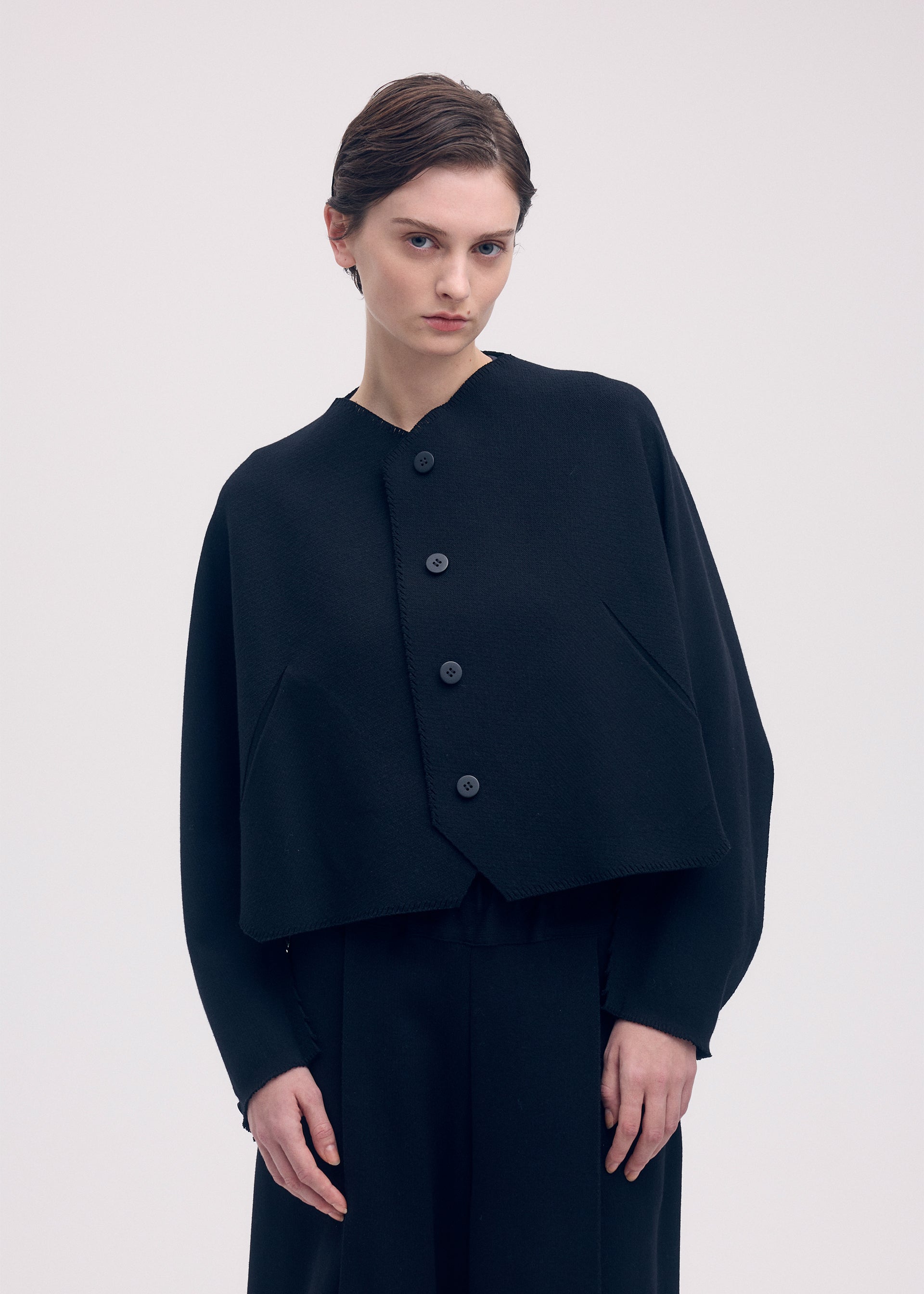 CAMPAGNE Cardigan Khaki – ISSEY MIYAKE EU