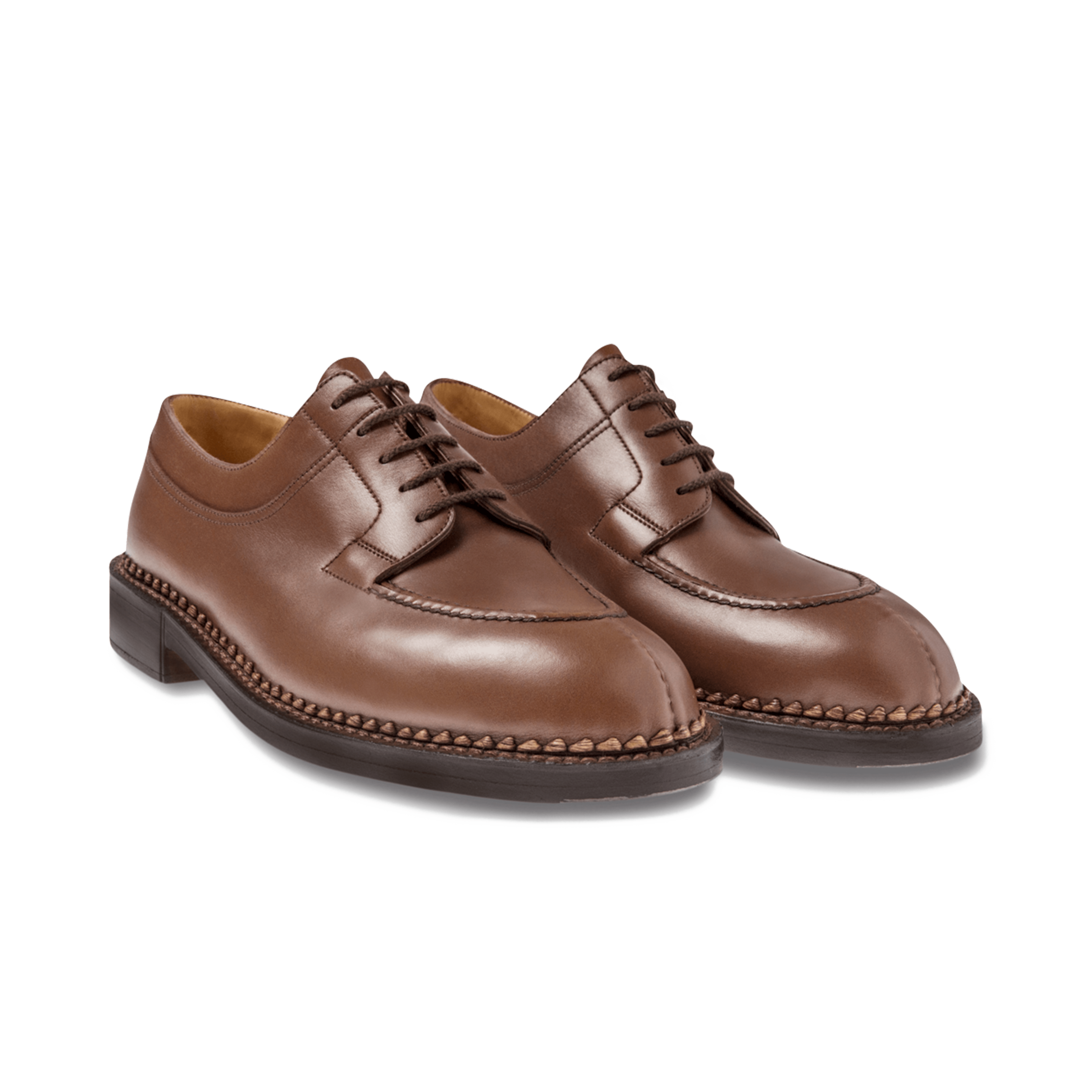 Men's Brown Leather Hunt Derby – J.M. Weston