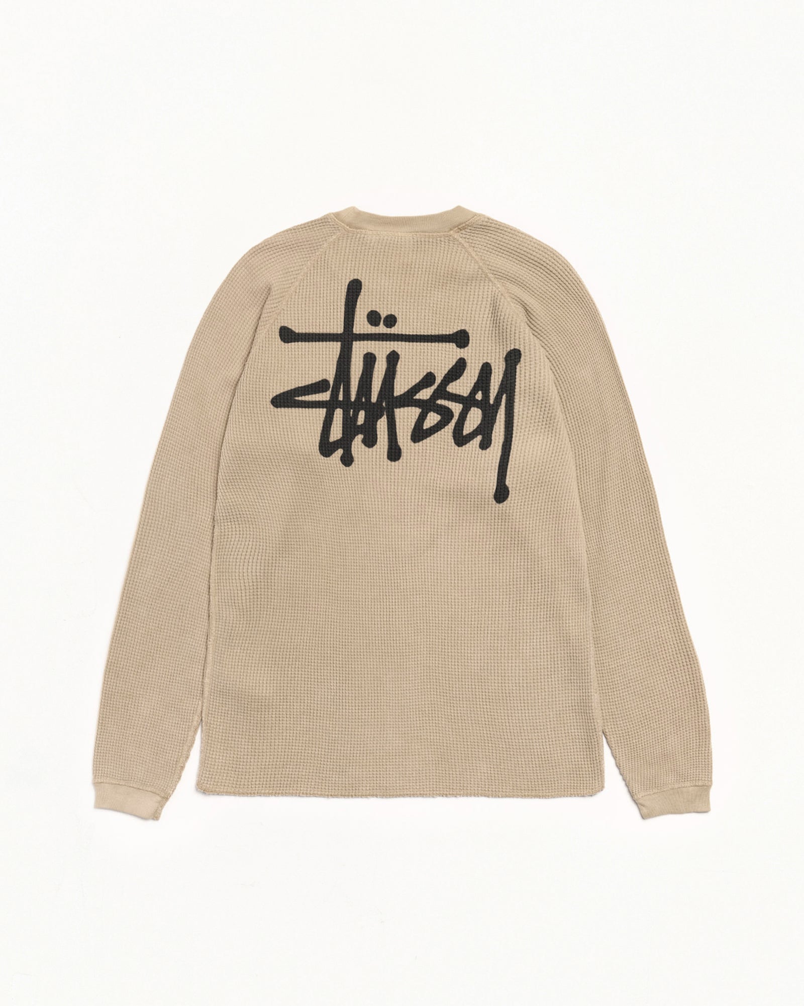 Basic Stüssy Thermal – Sand | Tops | Stüssy Europe