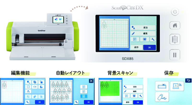 小型カッティングマシン スキャンカットDX ScanNCut SDX85 ブラザー