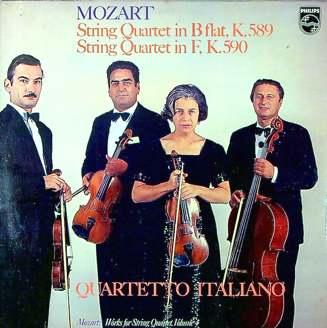 ETERNA TRADING / [PHILIPS] イタリアQt. / モーツァルト:弦楽四重奏曲