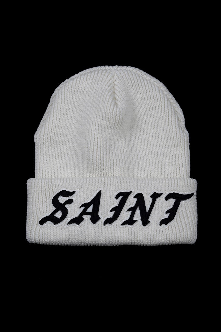 SAINT Mxxxxxx x KNIT CAP / SAINT (WHITE) – ETERNAL