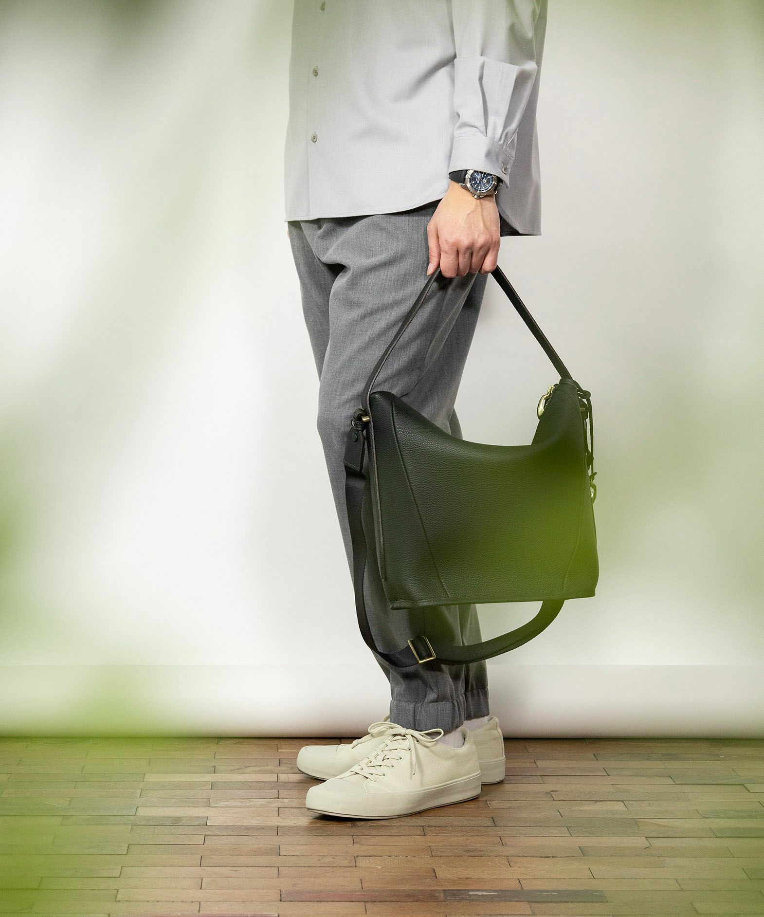 シュリンク 2Wayショルダーバッグ《Union》 - Black - | ETiAM