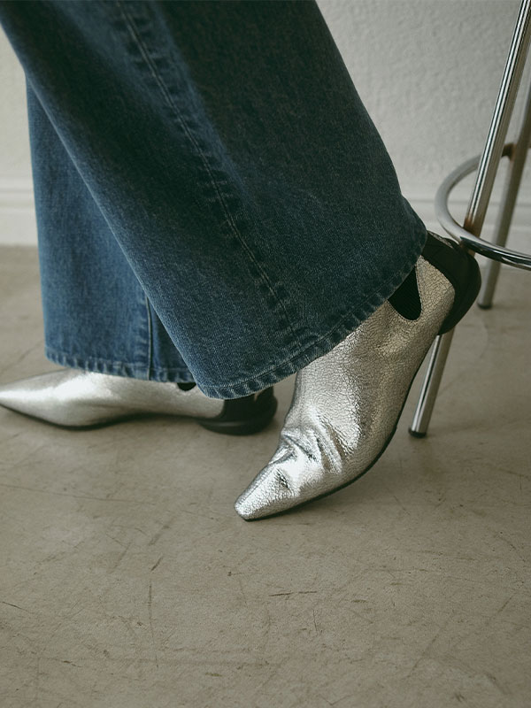 SHISEI CHISELTOE ANKLEBOOTS(22.5 BLACK): シューズ │ ETRE TOKYO