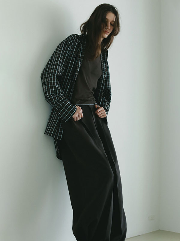 オリジナルマルチチェックシャツ(F BEIGE): トップス │ ETRE TOKYO