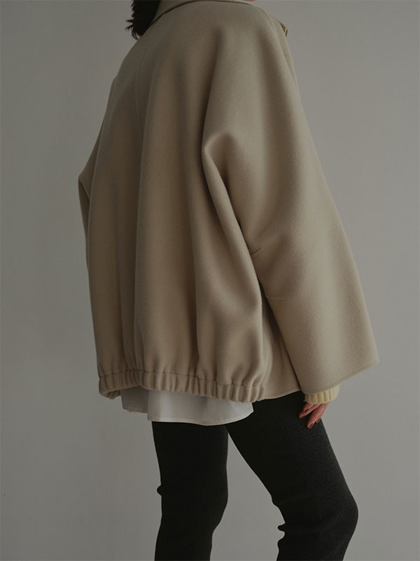 メルトンスタンドネックリバーブルゾン(S NAVY): アウター │ ETRE