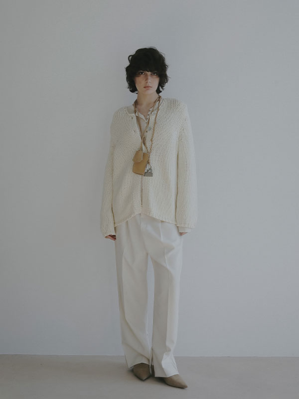 リリヤーンハンドニットカーディガン(F WHITE): トップス │ ETRE