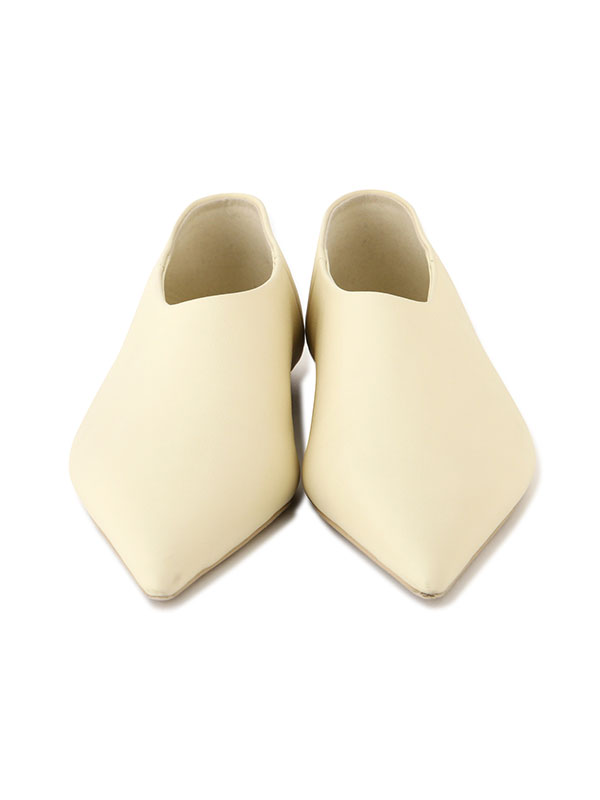 ポインテッドレザースリッポン(37 CREAM): シューズ │ ETRE TOKYO