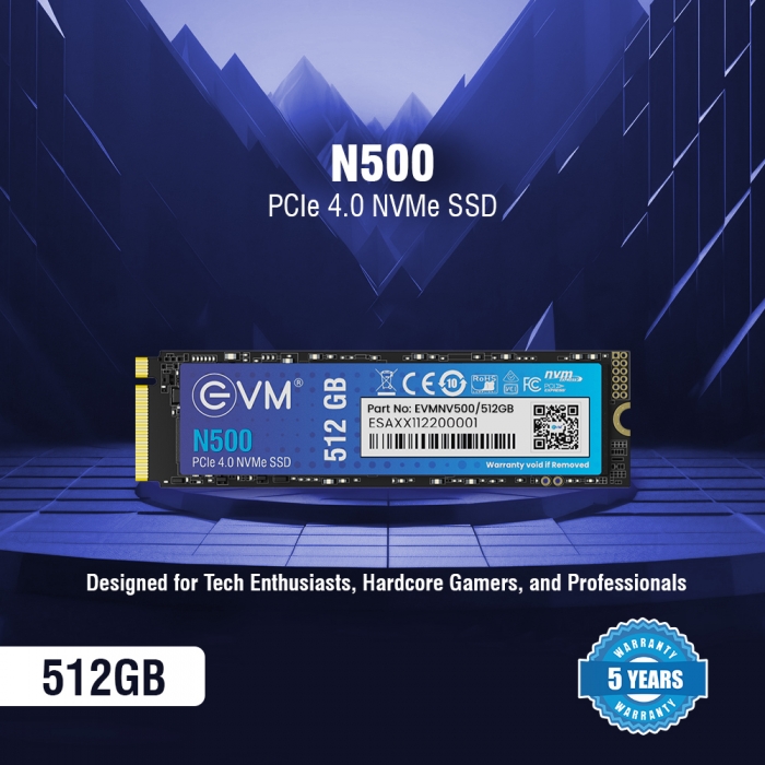 N500 Pcle Gen 4.0 NVMe SSD 512GB