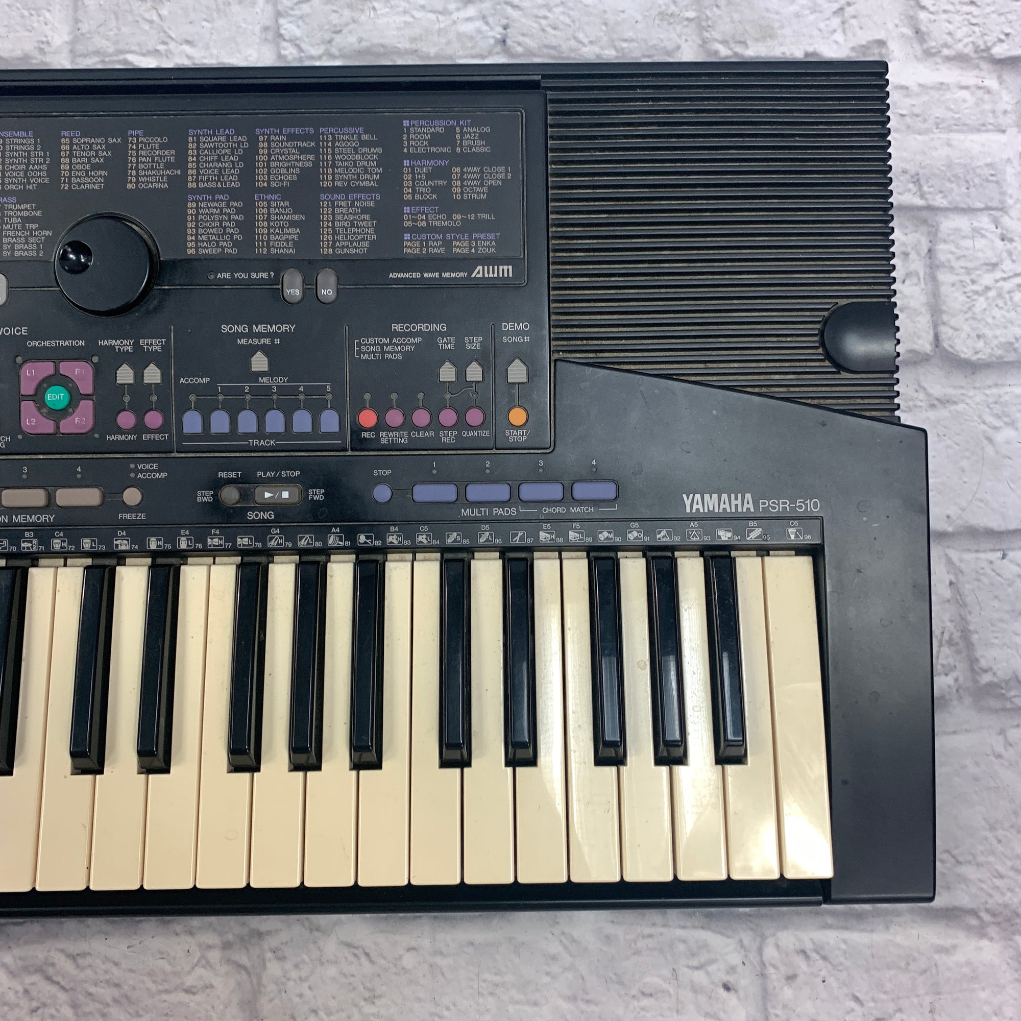 Yamaha PSR-510 61鍵盤キーボード Yamaha PSR-510 Synthesizer