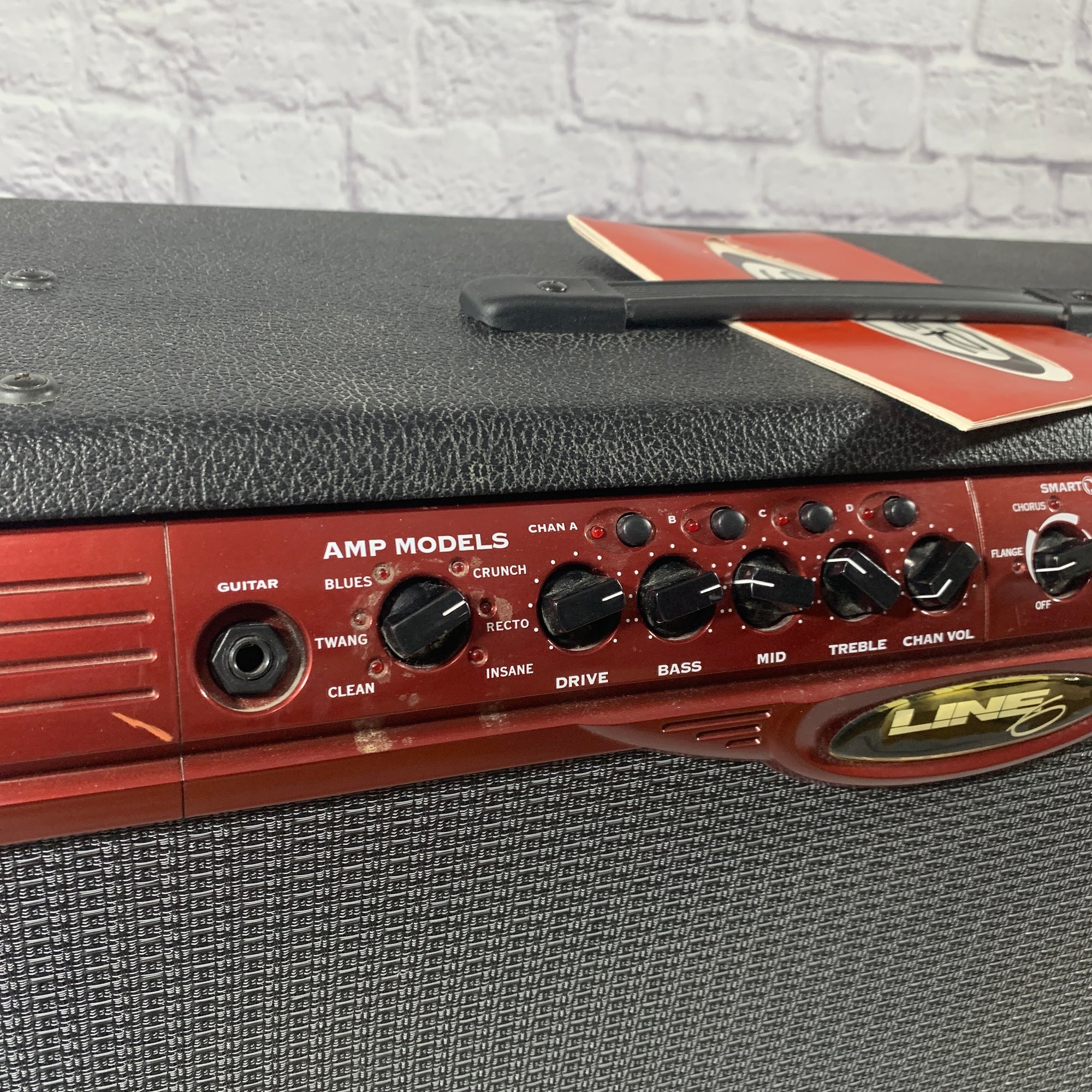 Line 6 Spider 212 100 Watt Red Face Guitar Combo - Evolution Music