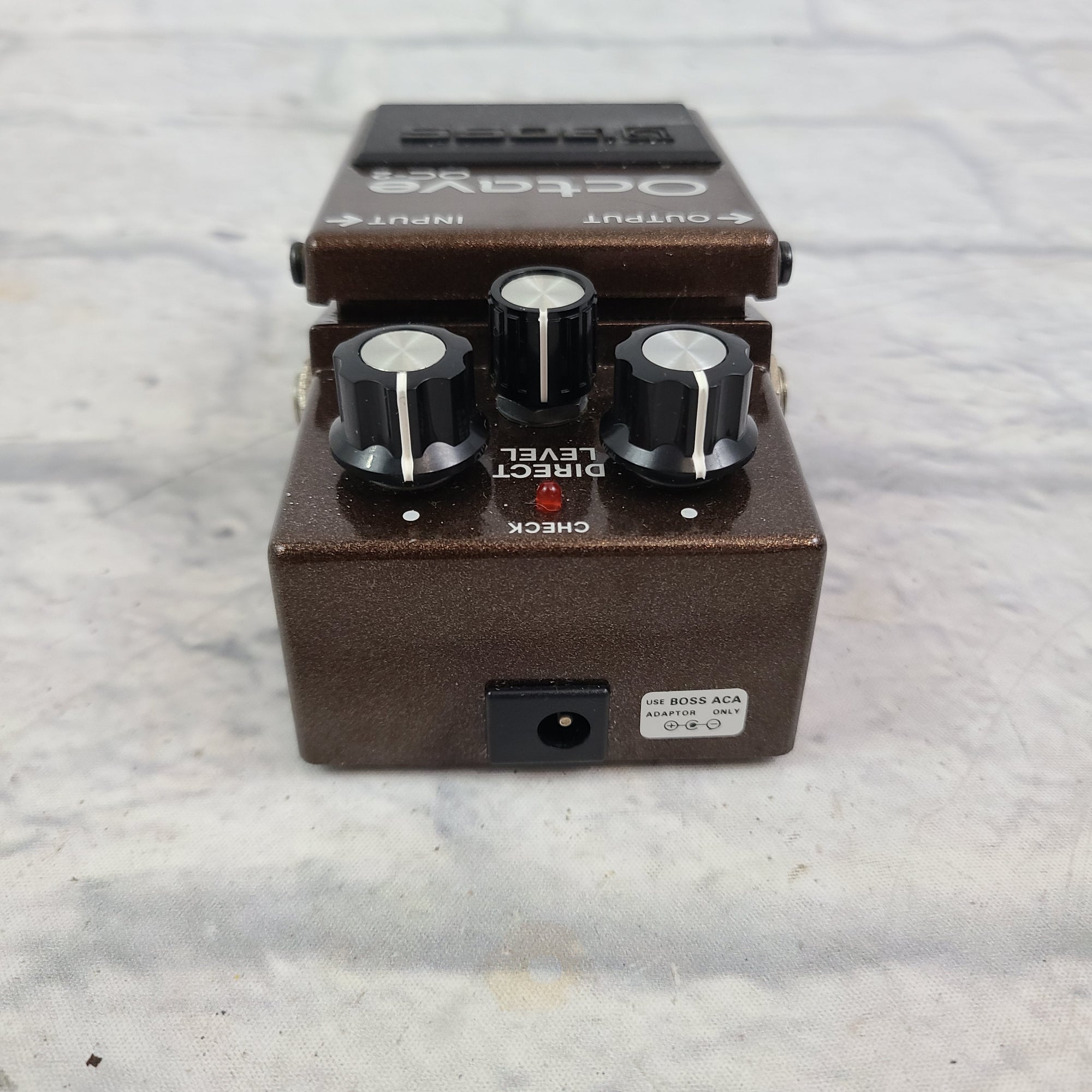 Boss OC-2 Octave Pedal (Taiwan Black Label) w/ PSA-120T Adapter