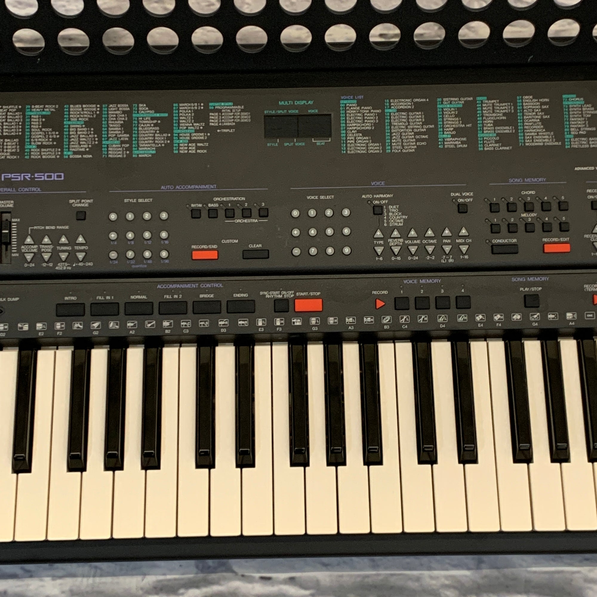Yamaha Portatone PSR-500 Keyboard - Evolution Music