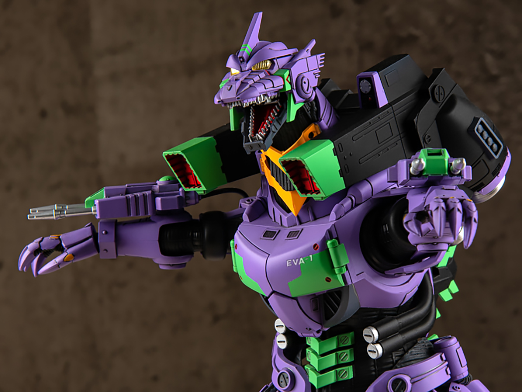 ゴジラ対エヴァンゲリオン 3式機龍エヴァ初号機カラーVer.プラモデル