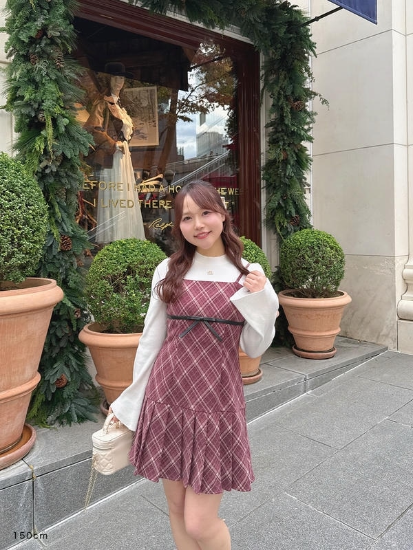 リボンプリーツキャミワンピース｜evelyn（エブリン）公式通販サイト