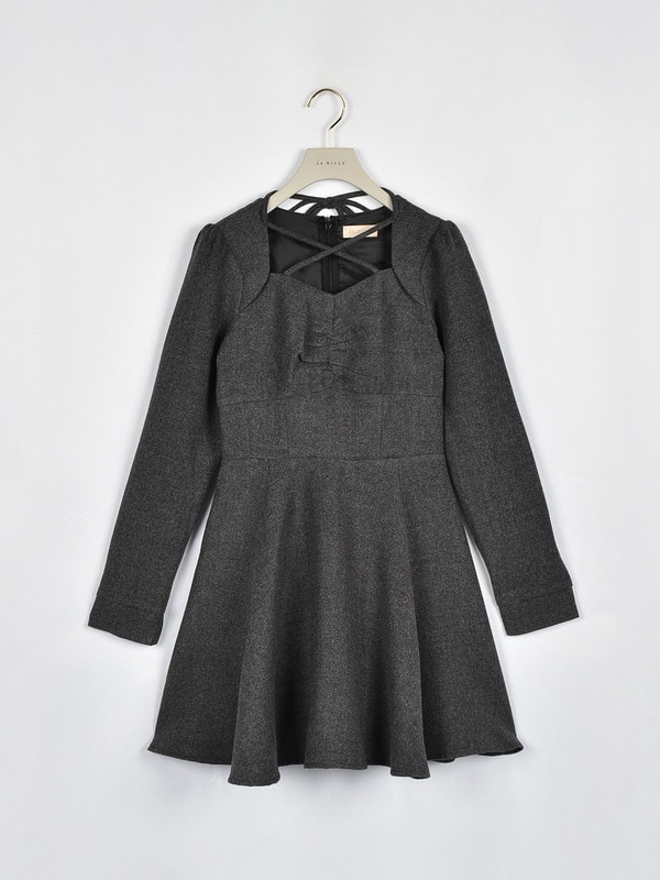 クロスリボンフレアワンピース｜evelyn（エブリン）公式通販サイト