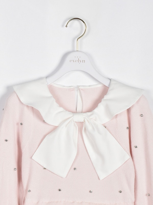 襟タックミニワンピース｜evelyn（エブリン）公式通販サイト