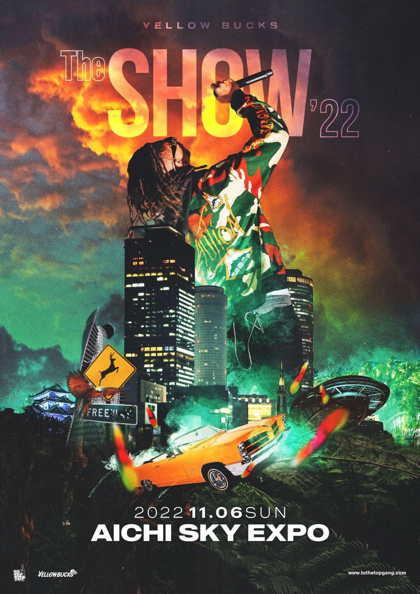 ellow Bucksがキャリア初のワンマンライブ「The Show '22」を開催