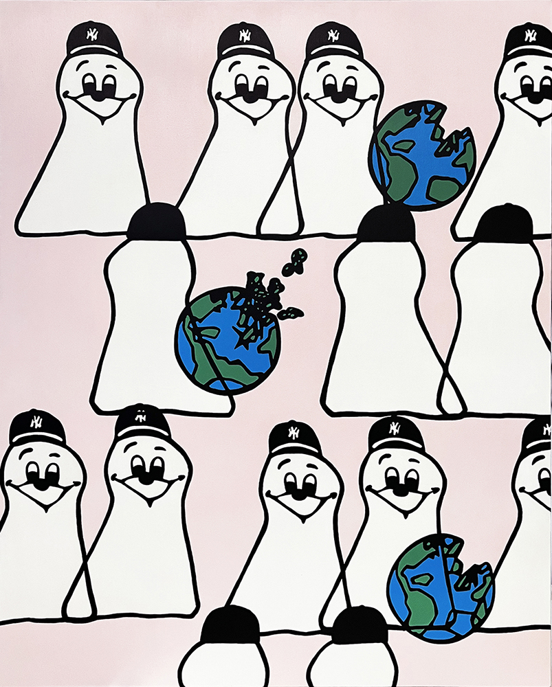 自由なスタイルで表現するアーティスト、SHINKNOWNSUKEによる個展