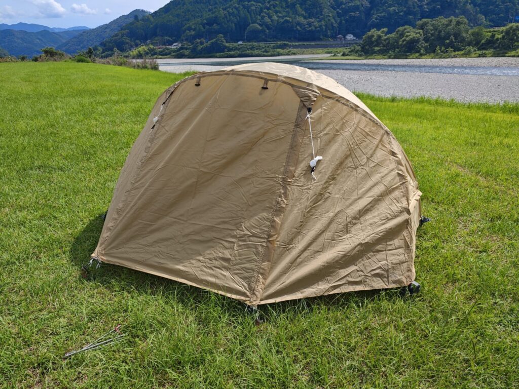 バンドック ソロドーム 使用感レビュー【安価に軽量化】 | 出口の