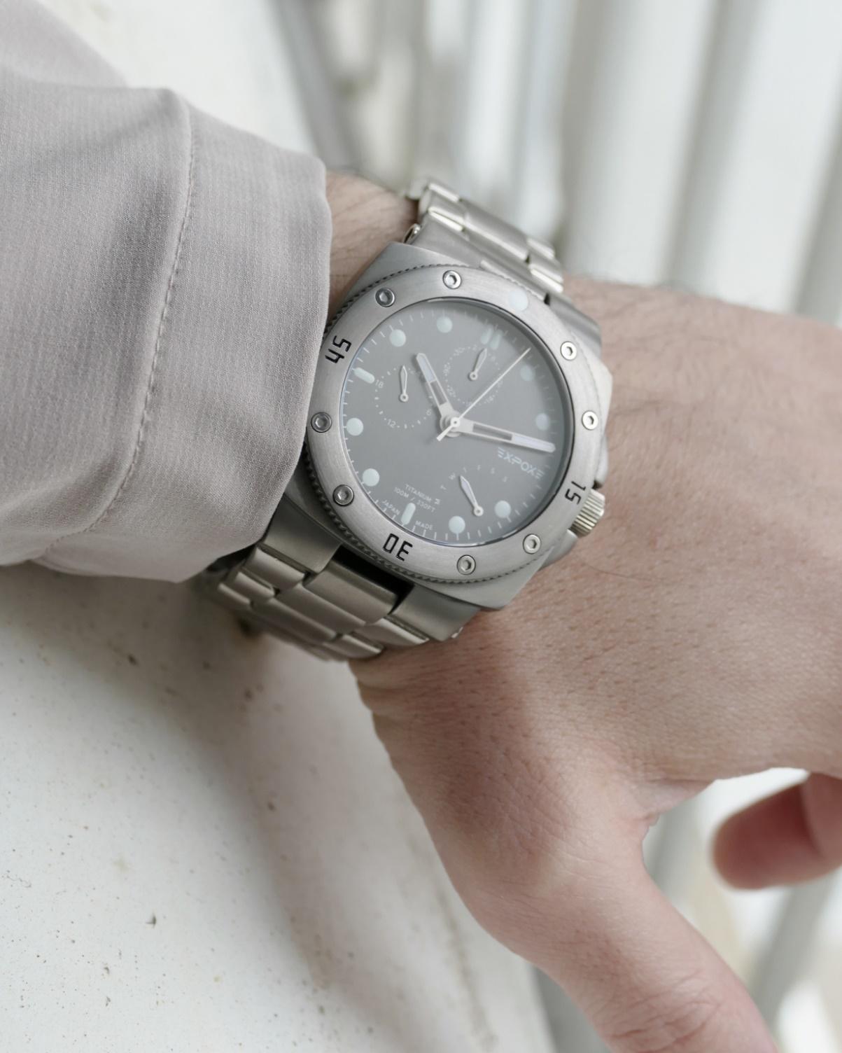 純チタン製ツールウォッチEXPOXE[SCERENIC] | EXPOXE Japan