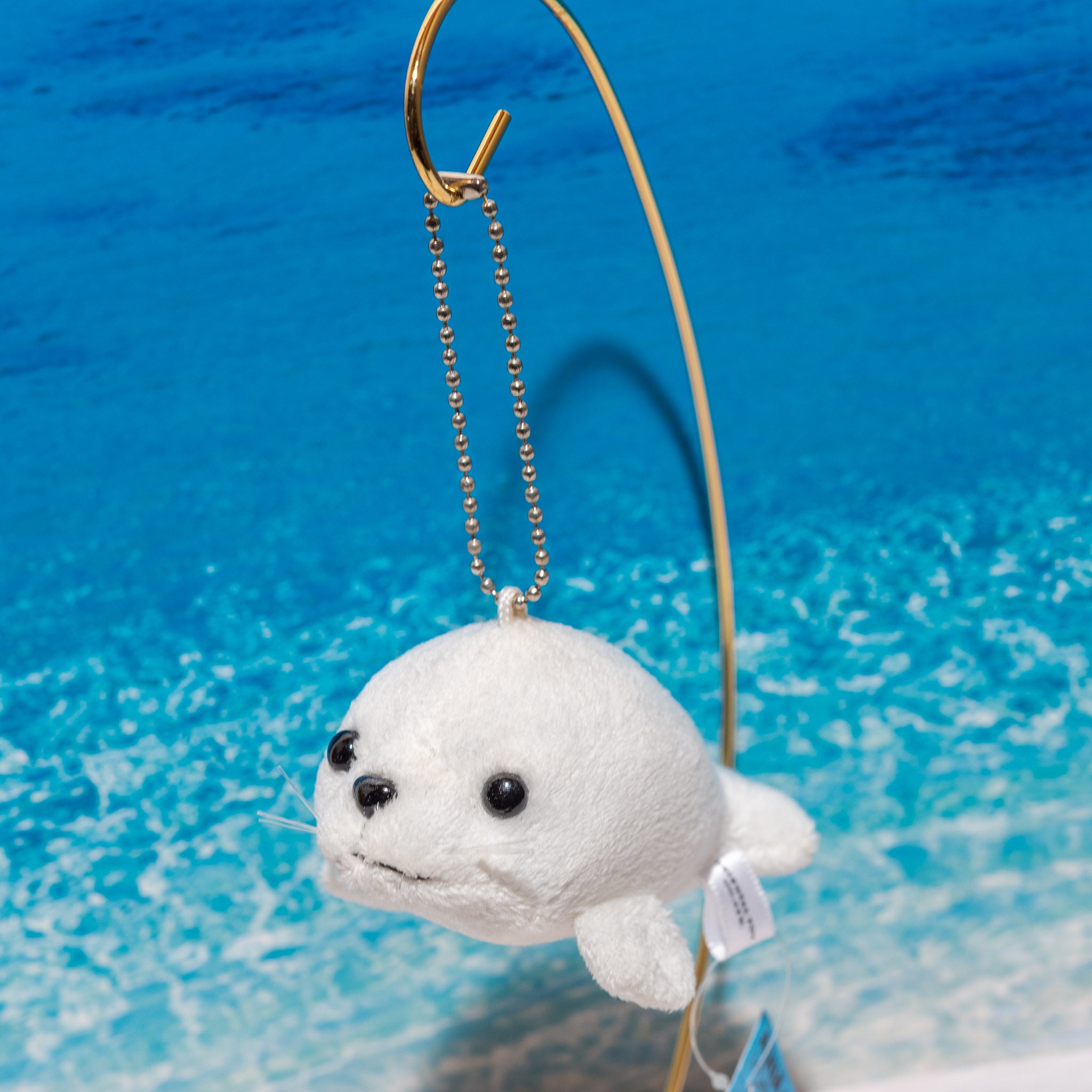 オリエンタルトーイ ぬいぐるみ アクアクラブ ボールチェーン アザラシ