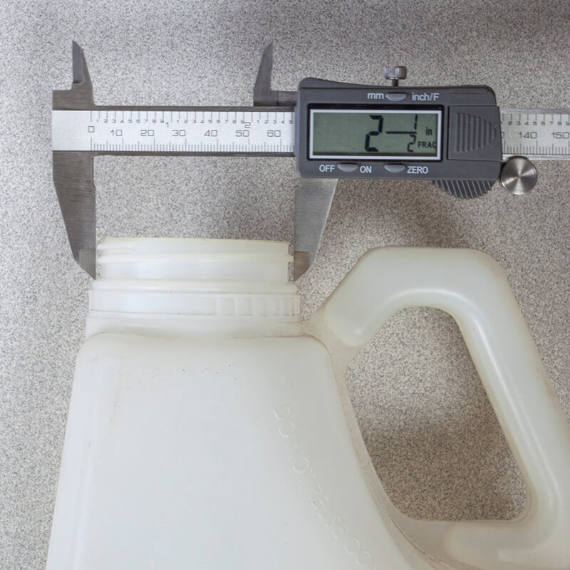 NO-SPILL® 63mm “F” Style Adapter – EZ-POUR