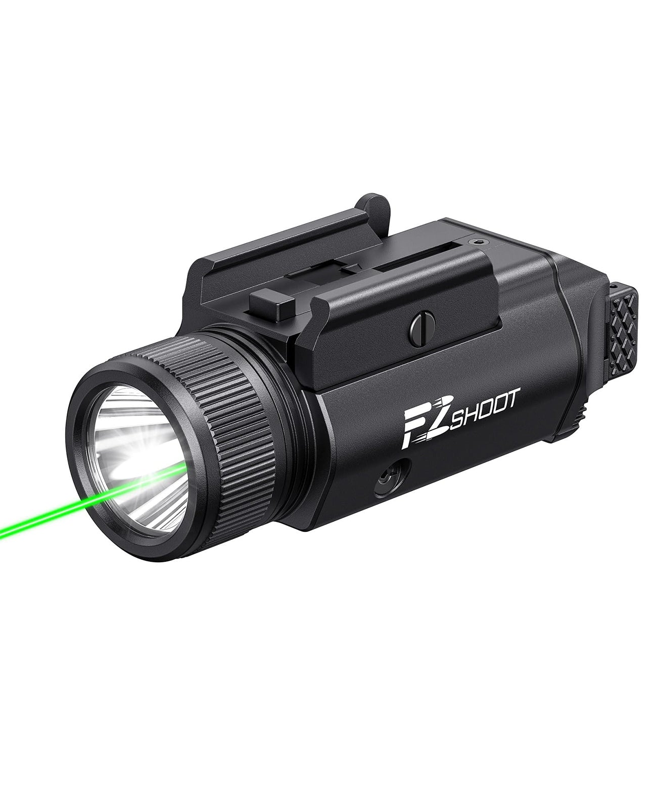 EZshoot 2400 Lumens Laser Light Combo Pistol Flashlight