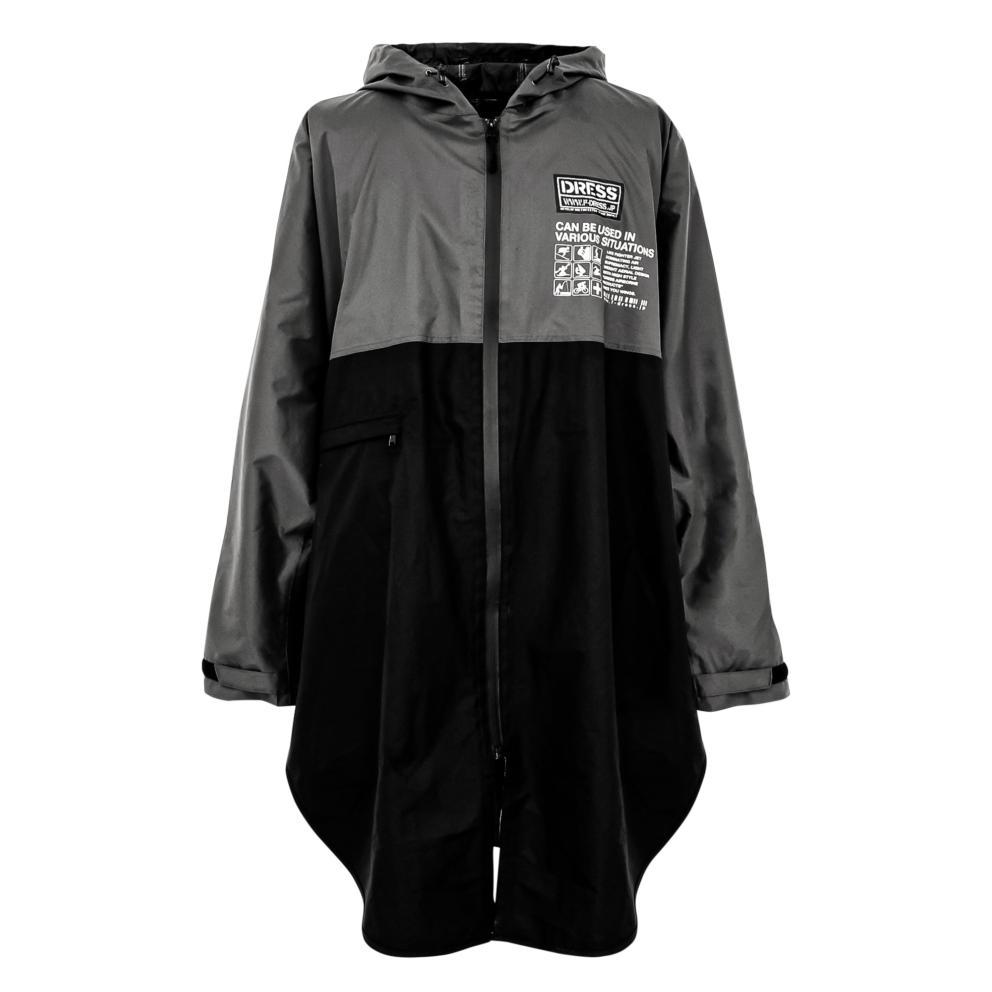 DRESS Packable Rain Poncho AIRBORNE