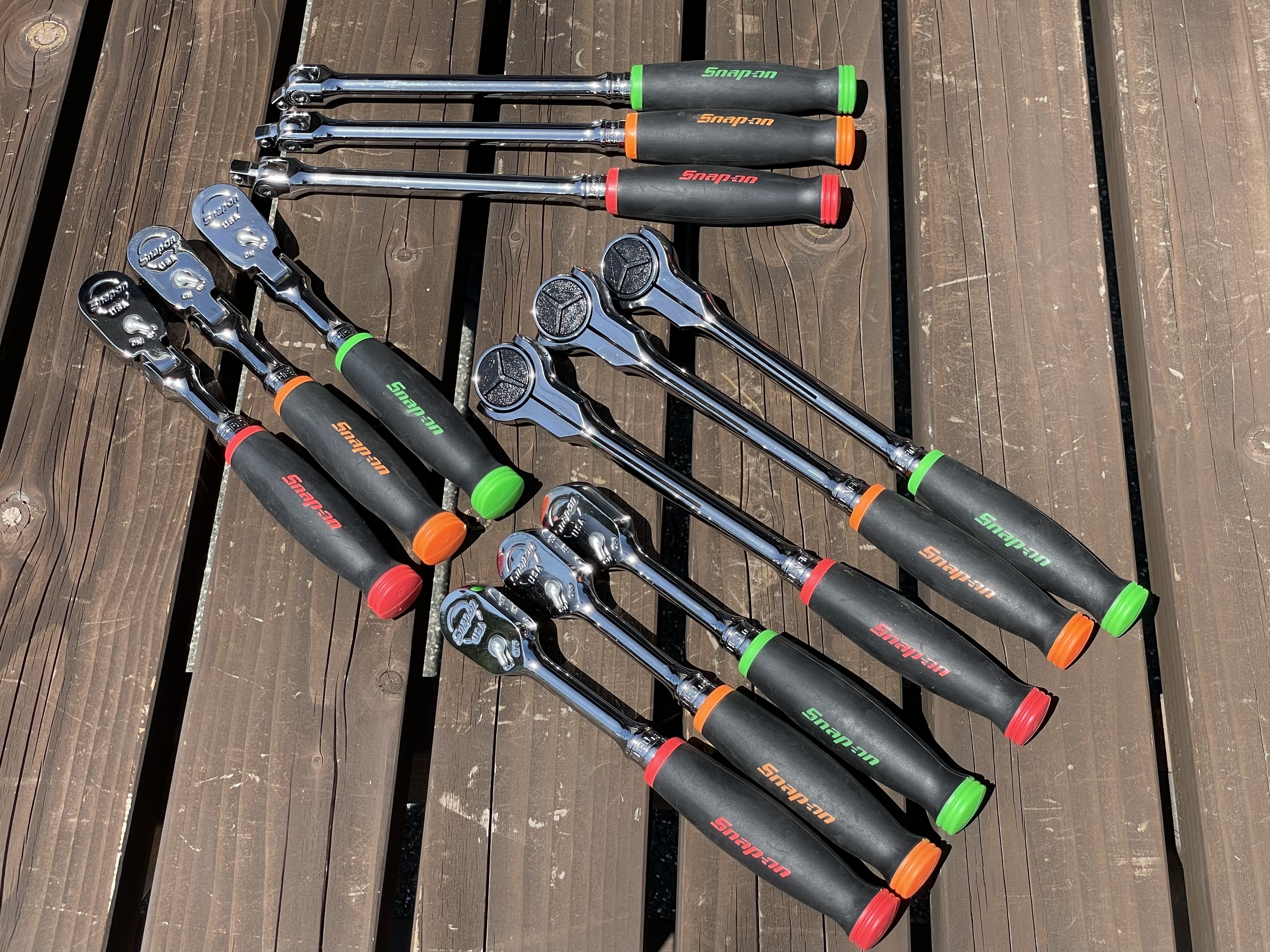 SNAP-ONのソフトグリップラチェット3色あります - ☆工具屋てっちゃん