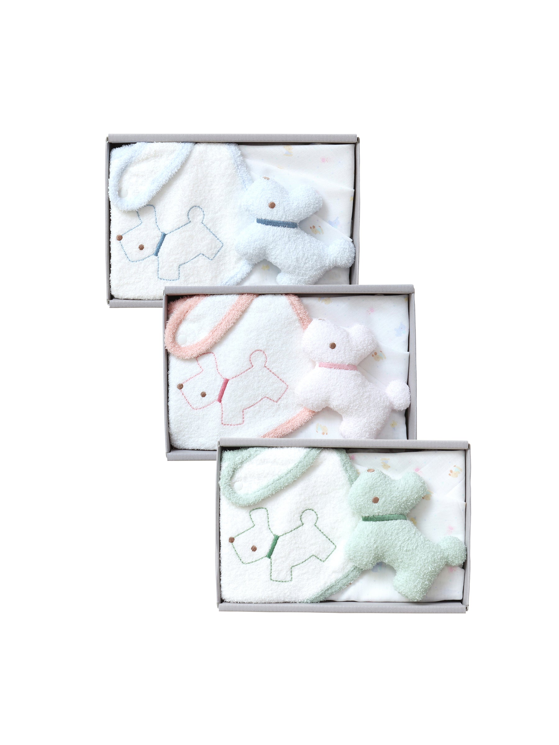 しんfamiliar ギフトセット　綿毛布　靴下　エプロン　出産　★新品★ マスコット ソックス スタイ セット｜ファミリア / familiar ベビー