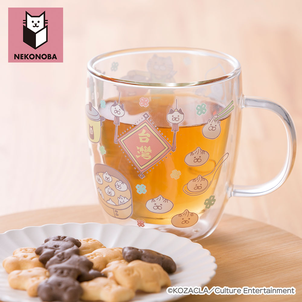 NEKONOBA ダブルウォールガラスマグ ゆかいなネコ（台湾ver.） – FAN+Life