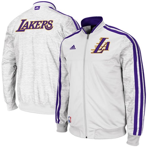 adidas Los Angeles Lakers On-Court Weekday Full Zip Track Jacket