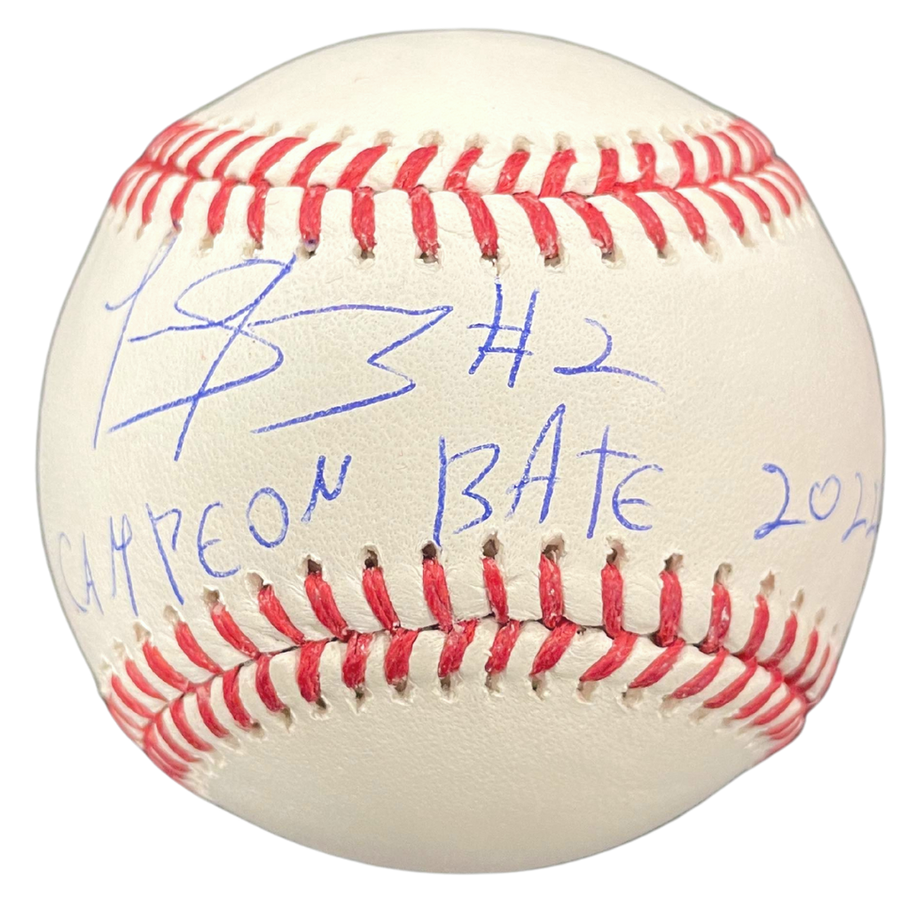 祝首位打者❗️Luis Areaez直筆サインMLB Auto