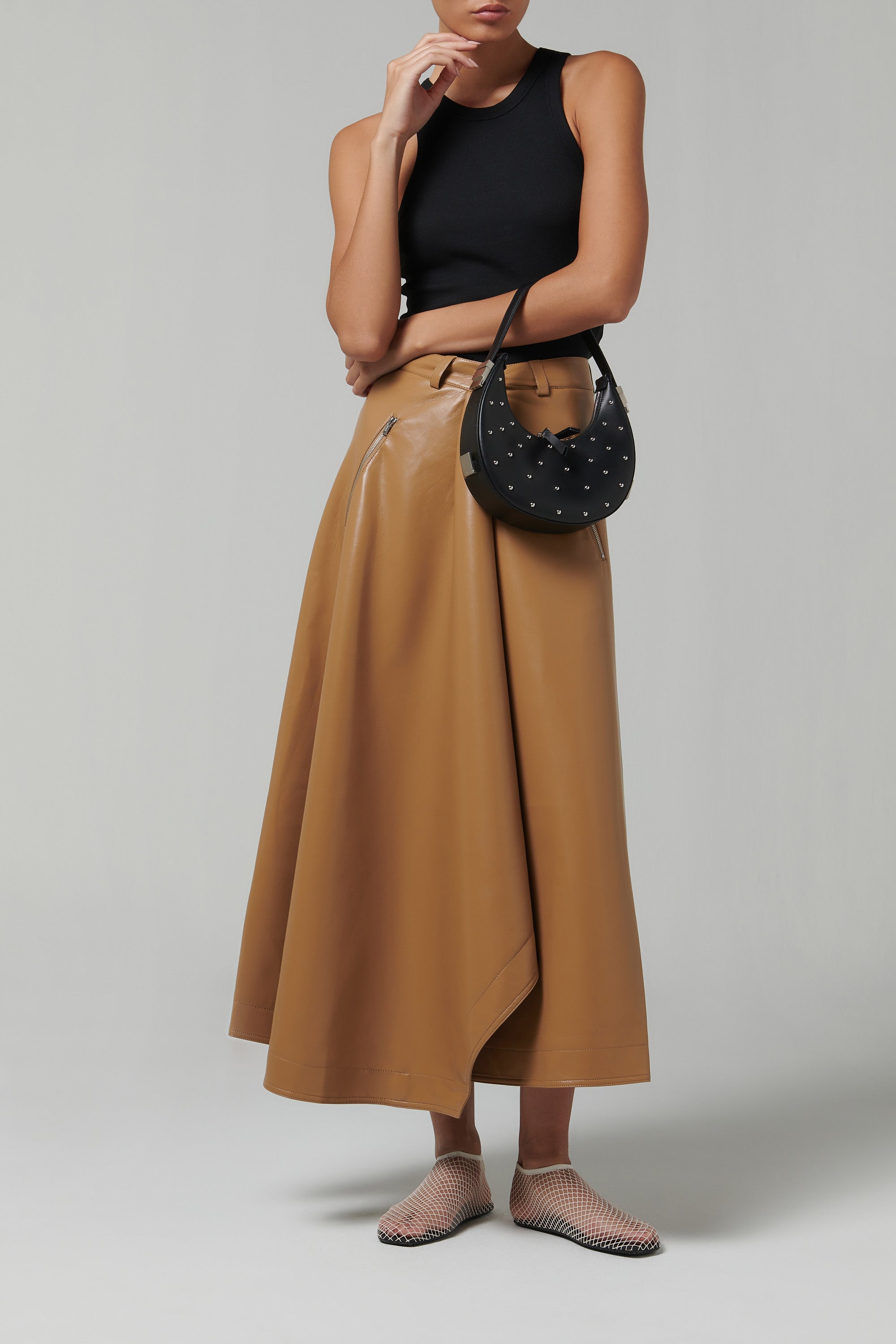 Osoi Black Toni Mini Bag With Stud