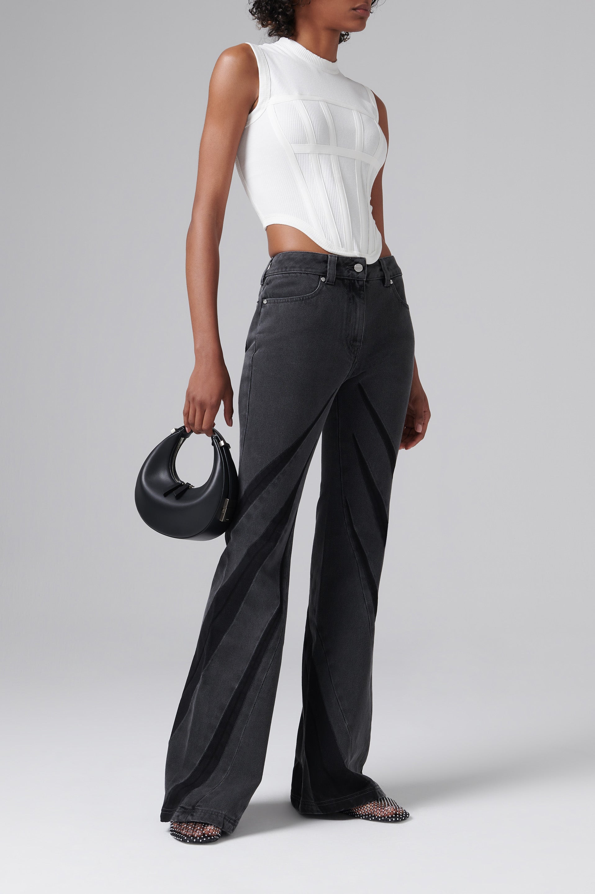 Osoi Black Toni Leather Mini Bag