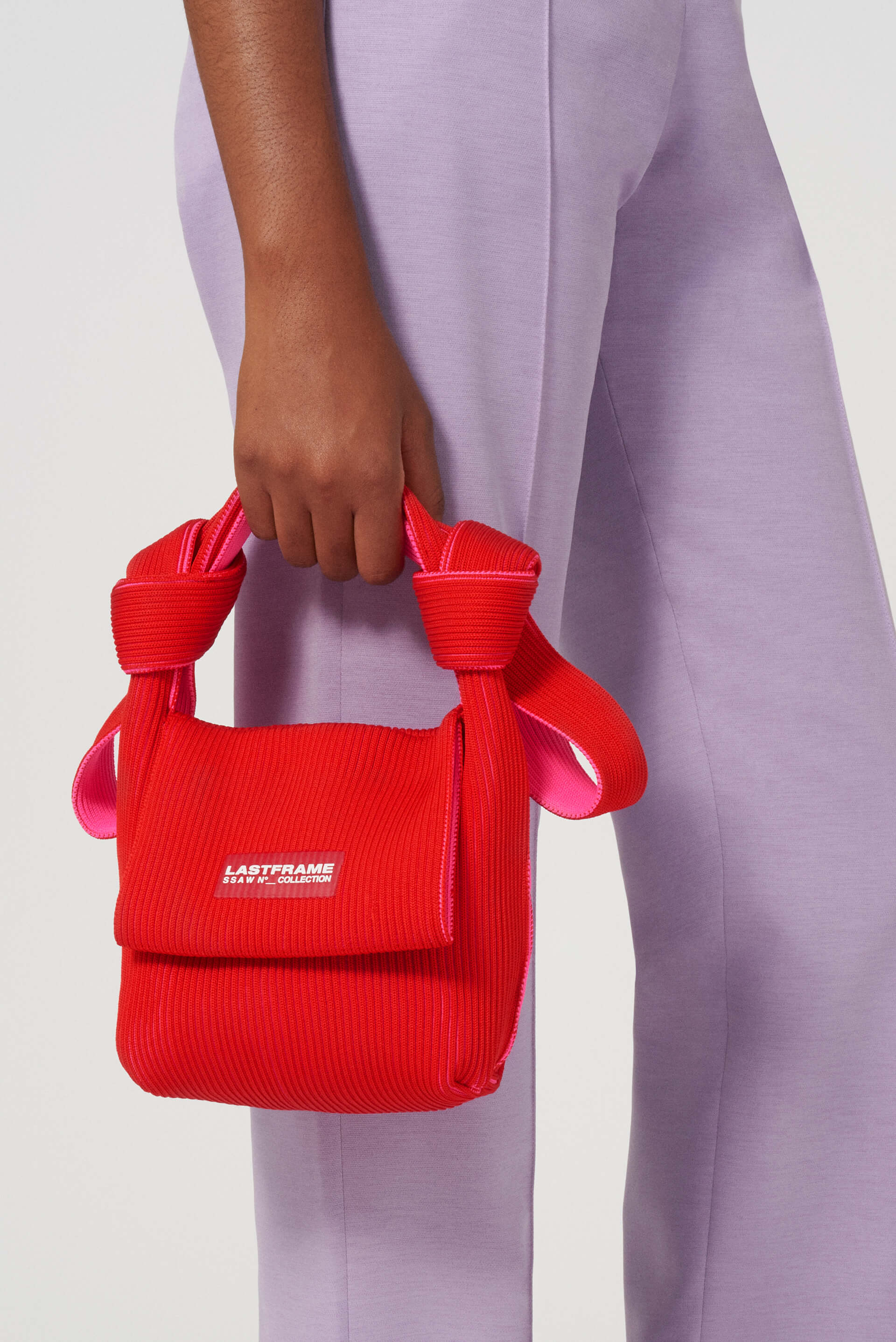 Last Frame Two Tone Obi Tote Bag